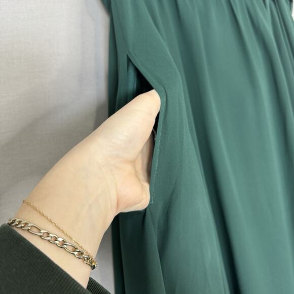 Birdy Grey Grace Dress Womens Curvy 2X Emerald Convertible Bridesmaid Maxi Gown - Picture 6 of 16